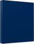 STAPLES Economy 1Inch 3Ring NonView Binder, Navy Blue, Round Rings, Durable Lightweight Design