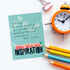 Empowering Sticky Note Pads, 3" x 4" Motivational Educator Sticky Notes, 50 Sheets Per Pad/Set of 6