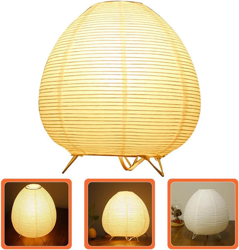Rice Paper Lamp Bedside Light Kids Paper Small Night Light Bedroom Lantern Us Plug Lamp Shade Lamps Table Modern Modern