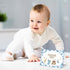 50 Pack Whaline Western Cowboy Baby Shower Thank You Card Boxed Blue Cow Print Baby Clothes Greeting Cards