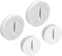 BELL PCP47550WH Weatherproof Nonmetallic Closure Plug Assortment, 4-Pack, White