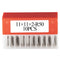 11mm Square Carbide Inserts Cutters, 10pcs Knives Blades for Woodworking Spiral/Helical Planer Cutter Head
