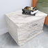Decotalk Marble Contact Paper, Peel and Stick Waterproof Matte Marble Wallpaper for Kitchen Countertops (12"x120")