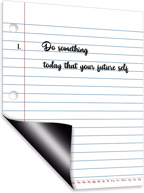 Large Lined Dry Erase Magnetic Paper for Whiteboard - Giant Sized Notebook Paper, 22'' x 28'' - Teacher Writing Supplies