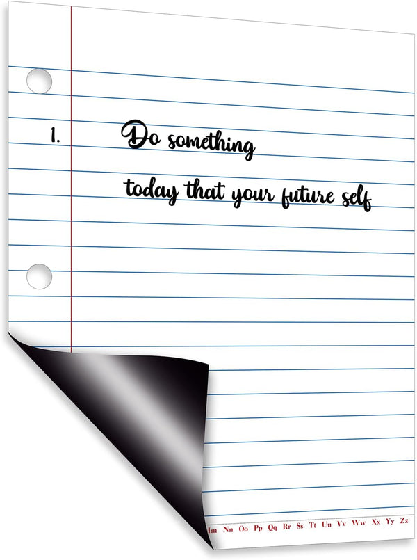 Large Lined Dry Erase Magnetic Paper for Whiteboard - Giant Sized Notebook Paper, 22'' x 28'' - Teacher Writing Supplies