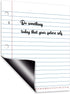 Large Lined Dry Erase Magnetic Paper for Whiteboard - Giant Sized Notebook Paper, 22'' x 28'' - Teacher Writing Supplies