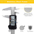 Adoric Digital Caliper, Electronic Stainless Steel Body with Large LCD Screen, 0-6 Inches, Inch/Millimeter Conversion