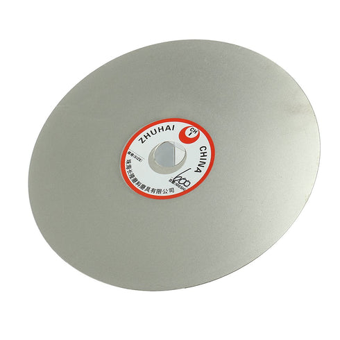 uxcell 6-inch Grit 600 Diamond Coated Flat Lap Wheel Grinding Disc Polishing Tool