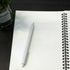 DSTELIN Blank Spiral Notebook: 10 x 7.5 inch, 2-Pack, 50 Pages, Soft Cover Sketch Book (Black)