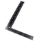 Metal L Square Ruler, 90 Degree Right Angle Metric and Inches Ruler, Stainless Steel Measuring Tool