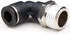 CEKER 3/8 in to 1/2 NPT Elbow Push Connect Fittings - 90 Degree Airline Fittings, 2 Packs