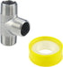Tee Pipe Fittings 304 Stainless Steel Tee, 3/4" x 3/4" x 3/4" Male NPT Thread Adapter, 1 Pack