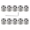 DIANN 10pcs 36 Teeth Extruder Drive Gear Wheel - Stainless Steel Compatible with 3D Printer Ender Series