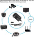 inShareplus 12V 12 2A 24W 110V 12 5.5/2.1mm Power Supply, Voltage Switching Power Supply, Drive, Power Adapter, AC