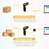 NADAMOO Wireless Barcode Scanner, Handheld USB 1D Cordless Laser Reader for Inventory, Compatible with Windows/Mac/Linux