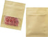 FERENLI 100 Pack Small Resealable Seed Coin Envelopes, 5.1x7.08 inch Brown Kraft Paper with Clear Window