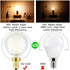 Bulbs,E12 Bulbs,4W 40 Bulb,400lm,Warm 2700K,Globe Bulb Bulb Decorative,6Pack. LED Frosted Candelabra Light Edison LED