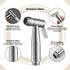 IJPDXOLBQ HandheldSprayer,Toilet Sprayer Head Stainless Steel HandheldSprayer Cloth Bathroom Diaper Sprayer for Kitchen