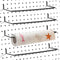 AccEncyc 4 Pack Pegboard Towel Holder Pegboard Hooks for Paper Towels, Kitchen Towels,