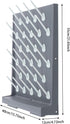 Set 2, Lab Drying Rack of Laboratory Draining Dryer Stand with Firm Drainage Connection, Space Saving Steel Wire Fram