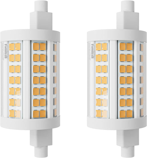 R7S LED Bulb 78MM, 15W Dimmable J78 Flood Light, 150W Halogen Replacement, Natural White 4000K, Pack of 2