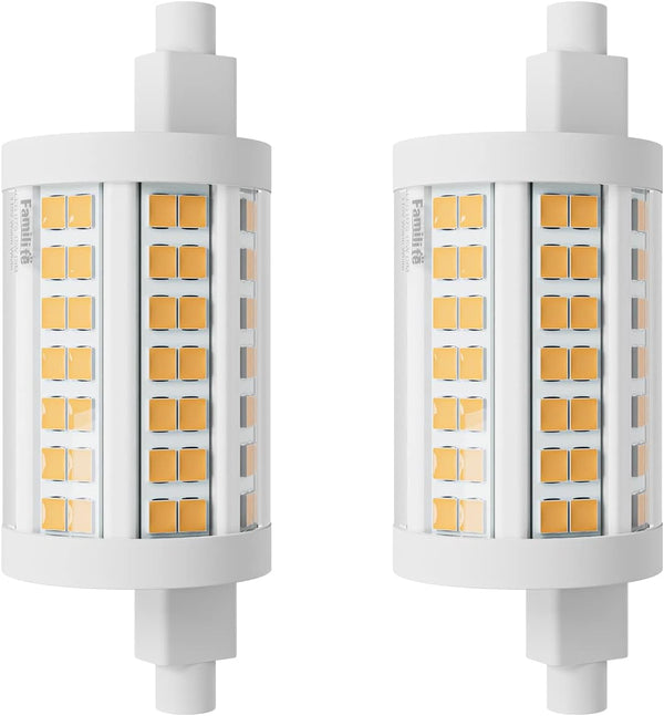 R7S LED Bulb 78MM, 15W Dimmable J78 Flood Light, 150W Halogen Replacement, Natural White 4000K, Pack of 2