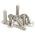 1/4-20 x 1 Carriage Bolts Screws, Stainless Steel 18-8 (304), Round Head, Square Neck, Fully Threaded, 25 PCS