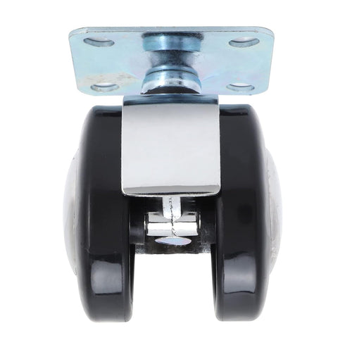 360 Pack 1, Plate Caster, Rotation Swivel Caster Wheels for Furniture, Sofa, Cabinet, Ottoman, Bench, of Furniture