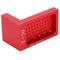 T Type Scribe Sign Measuring Tool, Calibration Ruler Red Woodworking Aluminum Alloy Scribe Sign Measuring Tool