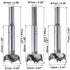 3Pcs Woodworking Hole Opener Drill Bit, 21mm+22mm+23mm Forstner Bits for Wood Hole Saw Drilling