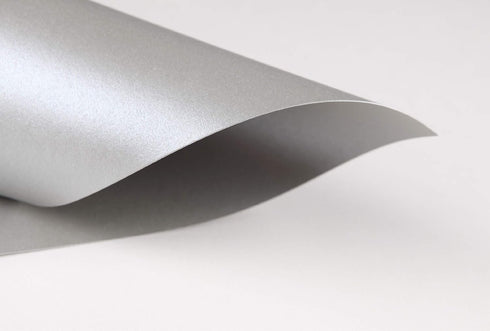 Silver Metallic Paper, 100-Pack Shimmer Paper, 120 GSM, 8.5 x 11 Inches, Perfect for Flower Making, Invitations