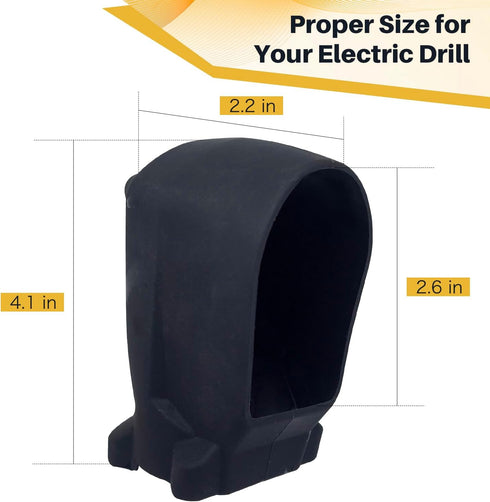 49-16-2564 Rubber Protective Boot - Durable Shield for Milwaukee Impact and Dust Protection of Power Tools 2564-20, 2565-20 and 2565P-20 by deawater