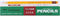 Tombow 2558-B Pencil with Rubber, 2558 B, 1 Dozen
