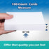 Olivo 3x5 3" 5", 100 Count, 200 Blank Index Cards Unlined Unruled Flash Note Cards x White, GSM Heavy Weight