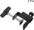 PATIKIL Desk Clamp, 2 Pcs Universal C-Clamp Base with Adjustable Screw for Microphone and Table Lamp Mount Holder