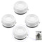 ReignSword 4 Pcs Anti Vibration Pads for Washing Machine, Dryer Foot Pads, Noise