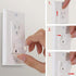 100 Pack Outlet Covers Baby Proofing Clear Outlet Covers Baby Safety Outlet Plug Covers Safe & Secure Electric Plug