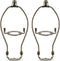 GooChan Lamp Shade Harp, Antique Brass Lamp Harp Frame Lampshade Bracket, Detachable Shade