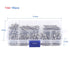 M3 Cap Head Screws, 100pcs M3*6/8/10/12/16/20/25/30 304 Stainless Steel Metric Thread Hex Socket Cap Head Screws