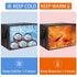 4-Pack CIVJET Insulated Food Delivery Bag with Hard Bottom, XXX-Large Insulated Reusable Grocery Cooler/Hot Bags, Tote