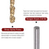 HARFINGTON 2pcs Twist Drill Bits - 5.8mm Titanium Coated HSS-E M42 High Speed Steel for Stainless Steel