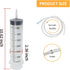 350ml Large Syringe ,Plastic Syringe with 40 Inches Plastic Tubing for Scientific Labs,Liquid,Plant Irrigation,Perfumes,Inks,Feeding Pets