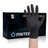FINITEX Black Nitrile Disposable Gloves - 5mil Powder-free Medical Exam Gloves, 100 PCS (Small)