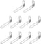 uxcell 20Pcs Adjustable L-Shape Corner Brace, 0.9" x 2" x 0.5" Metal