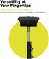 DOCA Scrub Brush Attachment for Long Handle Extension Pole - Outdoor Broom and Scrubbing Brush for House Floor