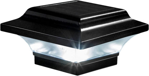 Classy Caps Imperial Solar Post Cap - Black SLO82B Fits 2"x2", 2.25"x2.25",