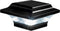 Classy Caps Imperial Solar Post Cap - Black SLO82B Fits 2"x2", 2.25"x2.25",
