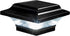 Classy Caps Imperial Solar Post Cap - Black SLO82B Fits 2"x2", 2.25"x2.25",