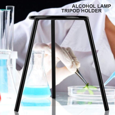 Lamp Lab Tripod Stand, Bunsen Burner Tripod Holder for Laboratory Chemistry Education Supplies