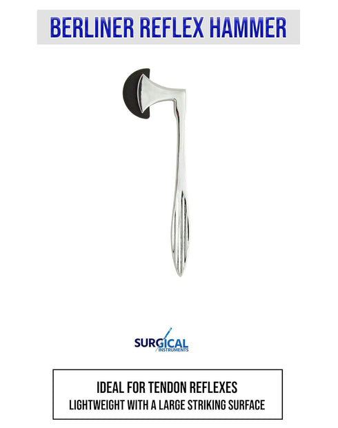 SURGICAL ONLINE 5 pcs Diagnostic Kit, Neuro Percussion Berliner Reflex Taylor Buck Hammer